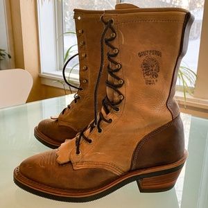 Chippewa Lace Up Packer Boots